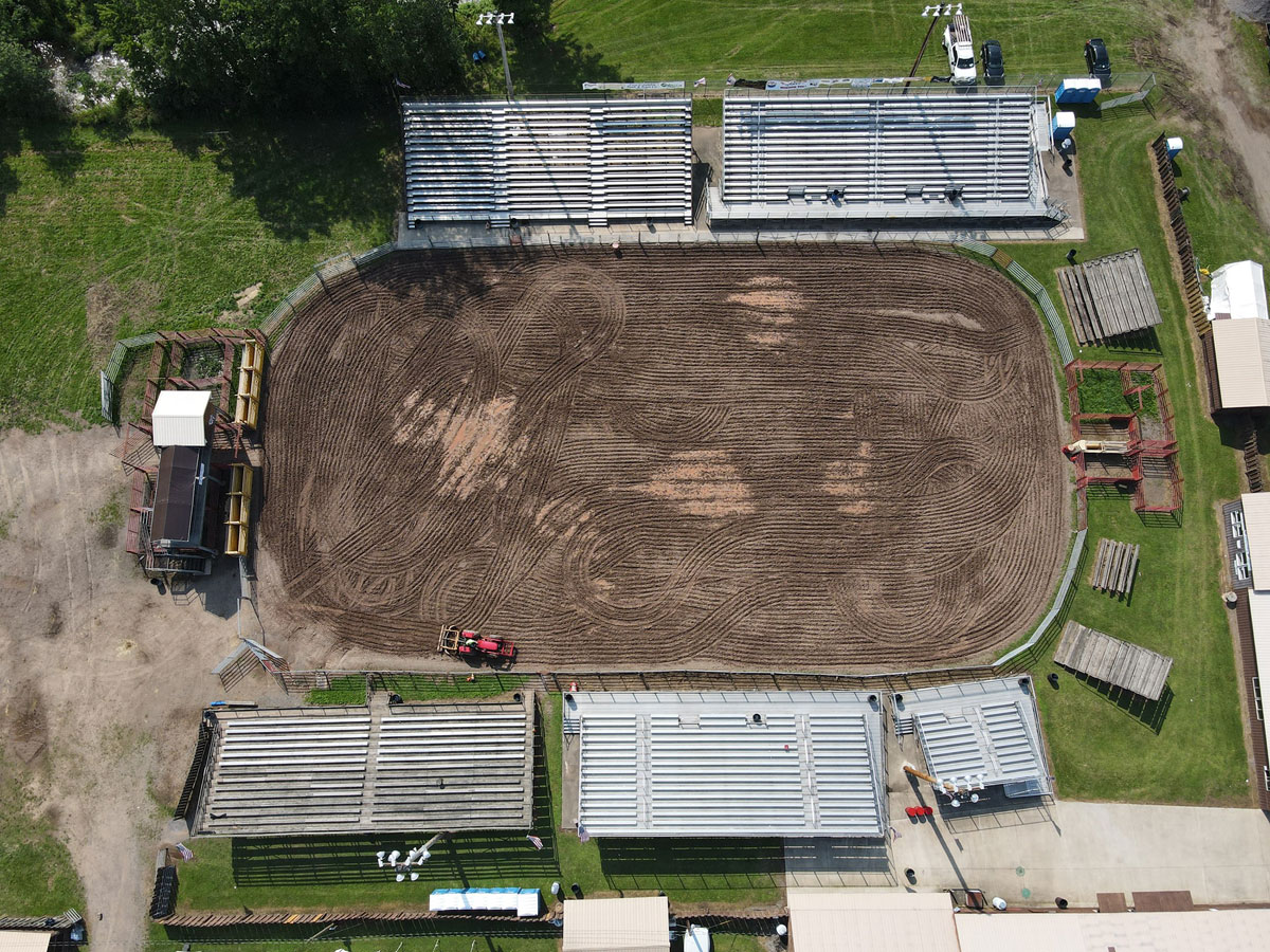 Aerial View of the Rodeo Grounds